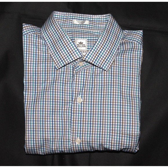 Peter Millar‎ Men's Long Sleeve Button Front Shirt Size XL - Picture 6 of 8